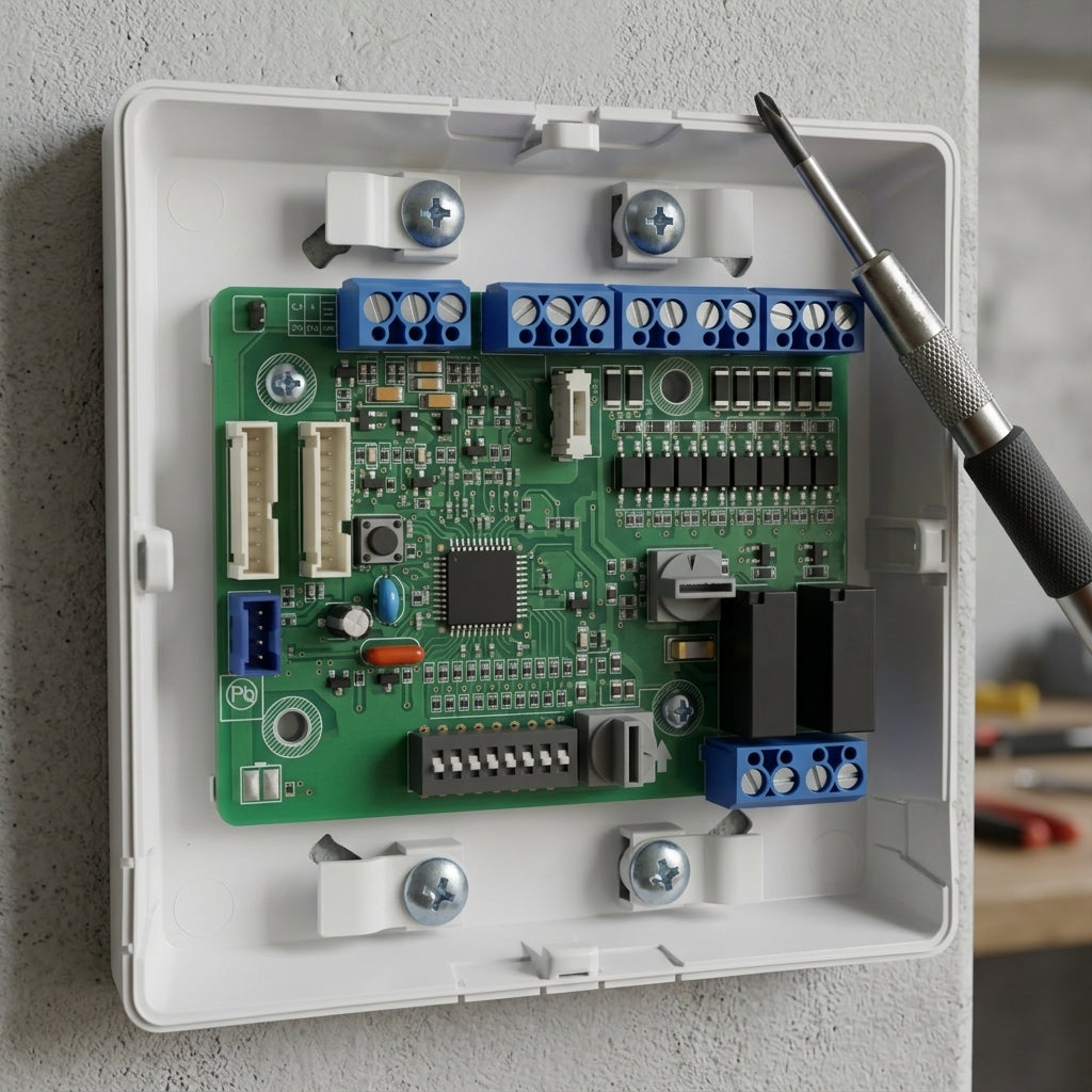 SDS HVAC Supply Dry Contact Interface for Third-Party Thermostats – Universal Set Point Input, 12 VDC-1