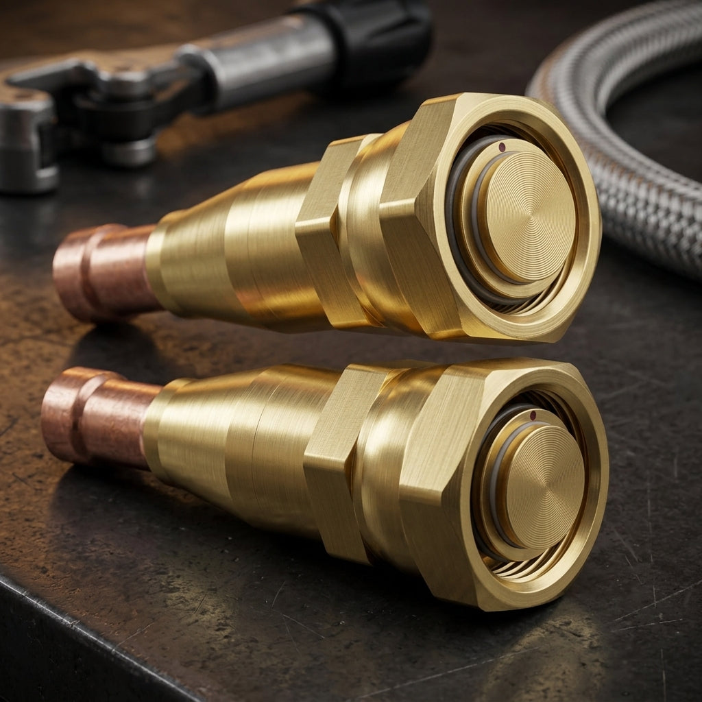 SDS HVAC Supply R-454B Pre-Charged Quick-Connect Line Set – 1/4" x 3/8", 25 ft, for 6K/9K/12K-1